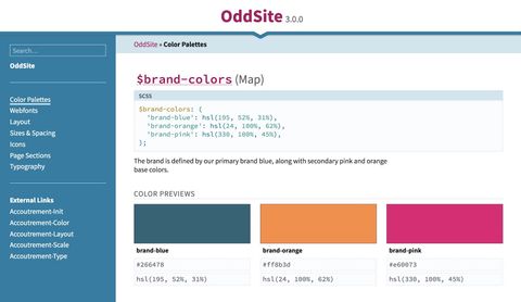 Herman color palettes